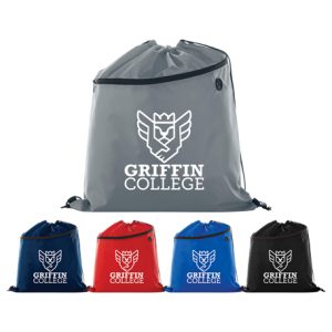 Large Robin Drawstring Bag