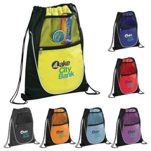 Locker Mesh Pocket Drawstring Bag