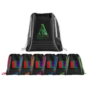 Neon Deluxe Drawstring Bag