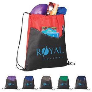 Rivers Non-Woven Drawstring Bag