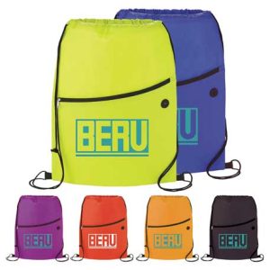 Sidekick Non-Woven Drawstring Bag