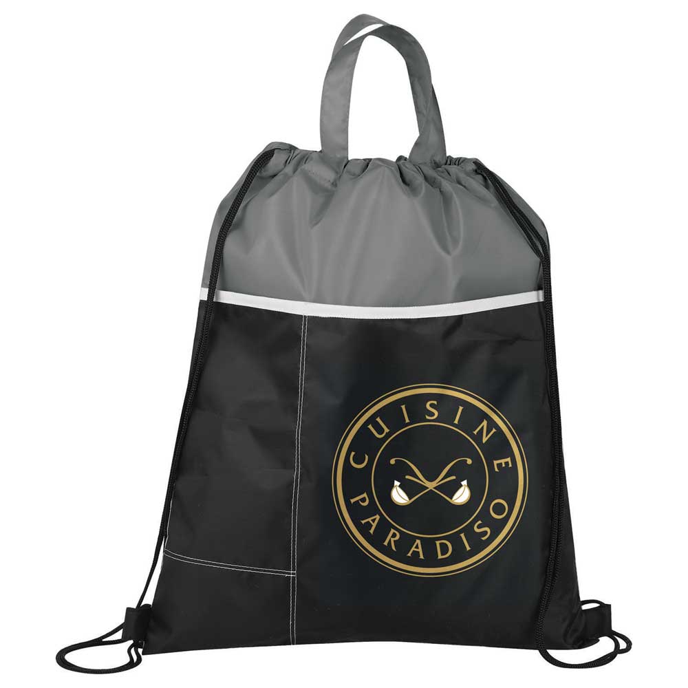 Two-Toned Drawstring Bag - Image 2