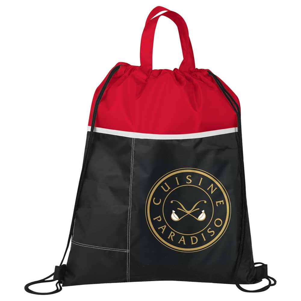 Two-Toned Drawstring Bag - Image 5
