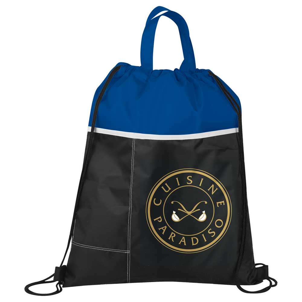 Two-Toned Drawstring Bag - Image 6