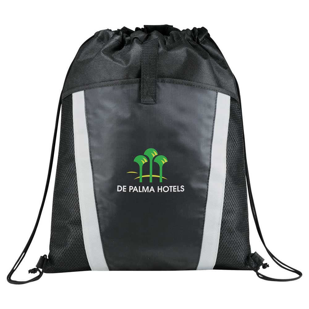 Vortex Mesh Pocket Drawstring Bag - Image 2