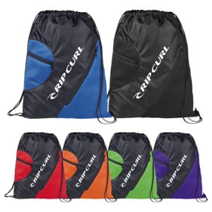 Zippered Mesh Drawstring Sportspack