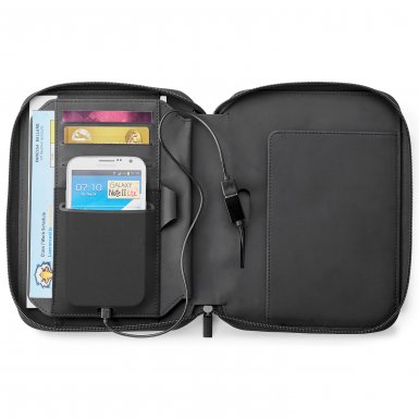 FABRIZIO A5 ZIP JOURNAL WITH 5,000 MAH WIRELESS CHARGING POWER BANK T127 - Image 3