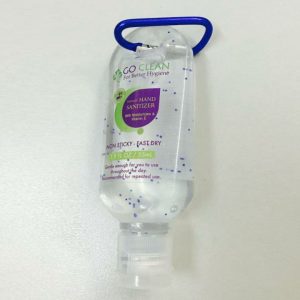 Hand SANITIZER with Carabiner