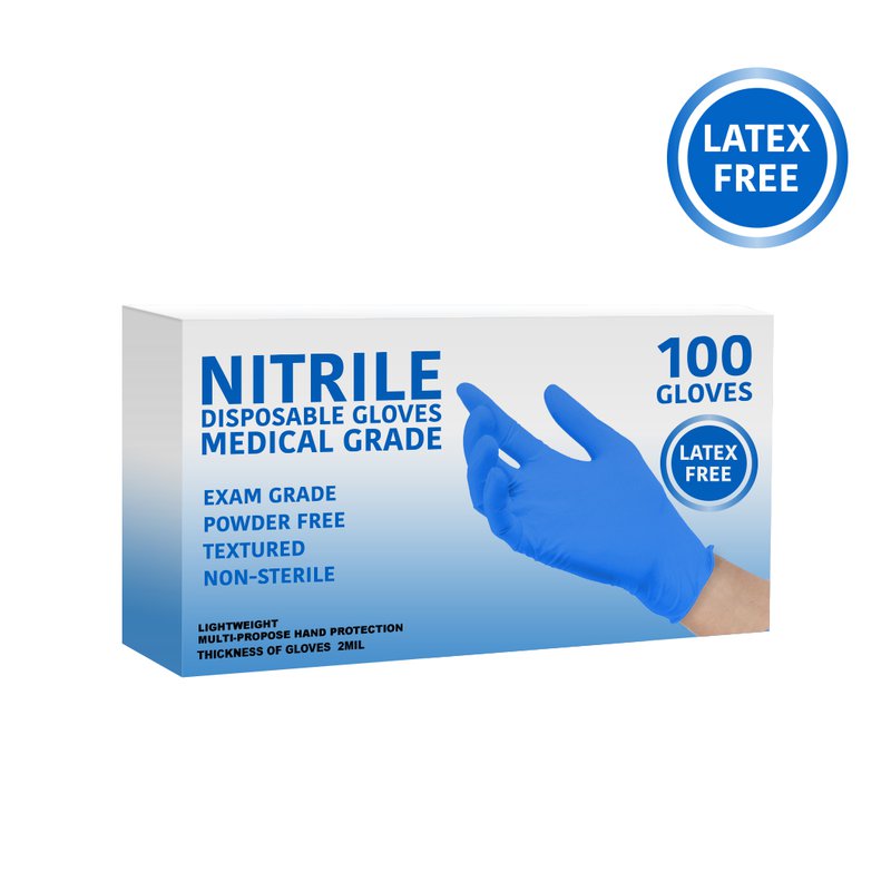 Powder Free Nitrile Disposable Gloves - Image 2