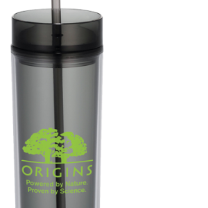 PREMIUM PLASTIC TUMBLER WITH STRAW