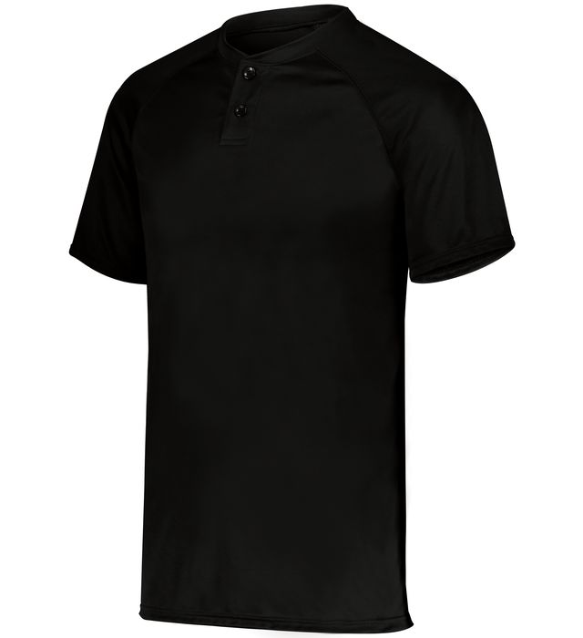 Attain Wicking Two-button Baseball Jersey - Image 2