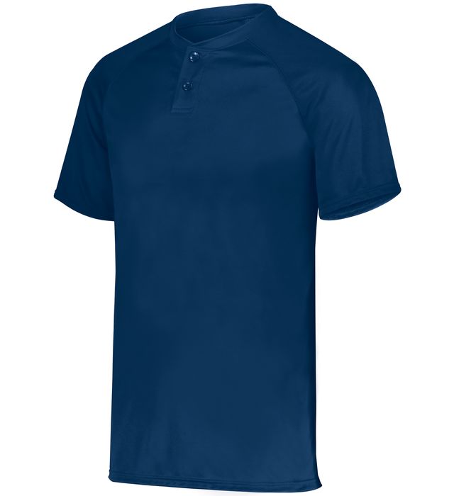 Attain Wicking Two-button Baseball Jersey - Image 12