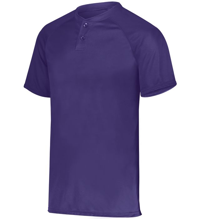 Attain Wicking Two-button Baseball Jersey - Image 16