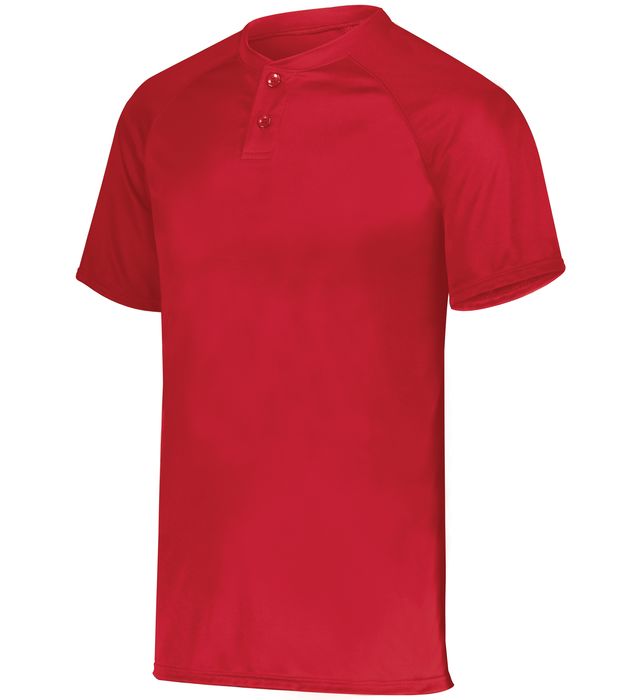 Attain Wicking Two-button Baseball Jersey - Image 17