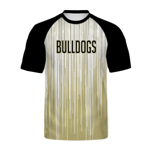 Freestyle Semi-sublimated Raglan Tee-black