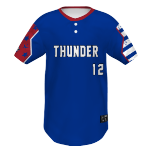 Freestyle Sublimated Pin-dot 2-button Baseball Jersey