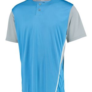 Performance Two-button Color Block Jersey