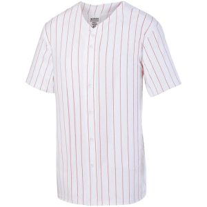 Pinstripe Full-button Jersey