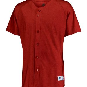 Raglan Sleeve Faux Button Front Jersey