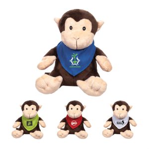 Harley the Stuffed Monkey (Bandana)