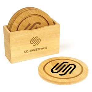 Bamboo 4-piece Coaster Set