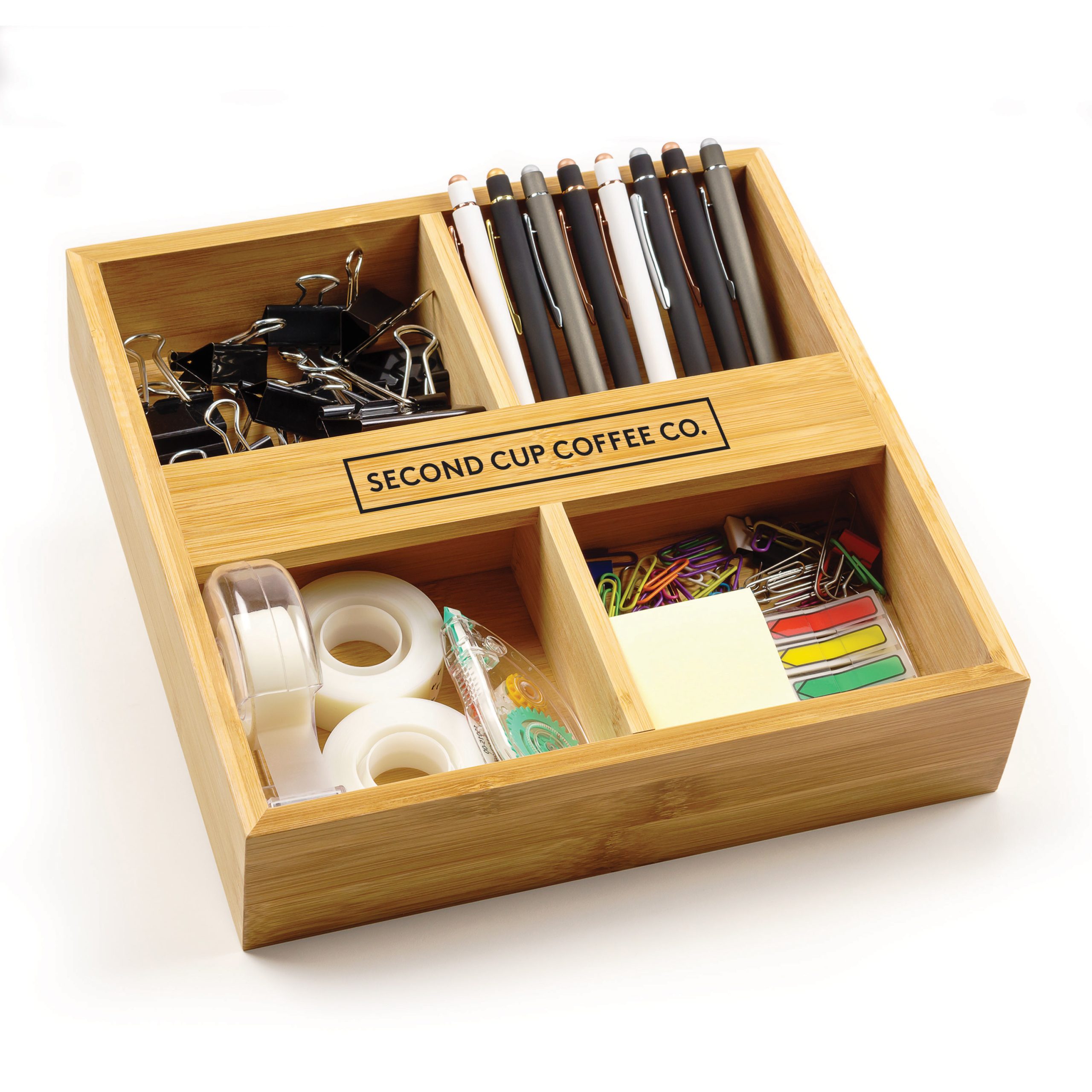Bamboo 4-section Multi-function Tray - Image 3