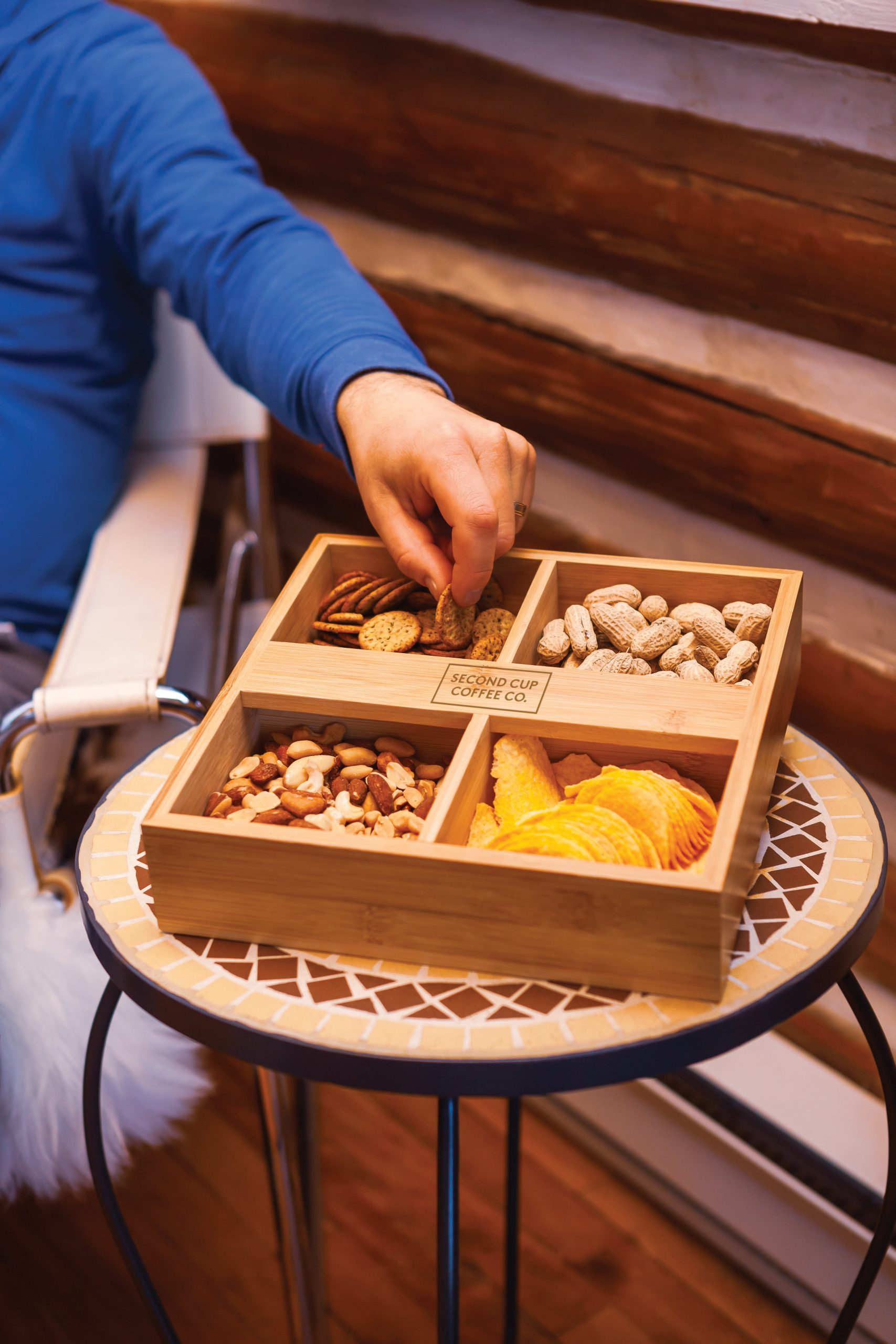 Bamboo 4-section Multi-function Tray - Image 6