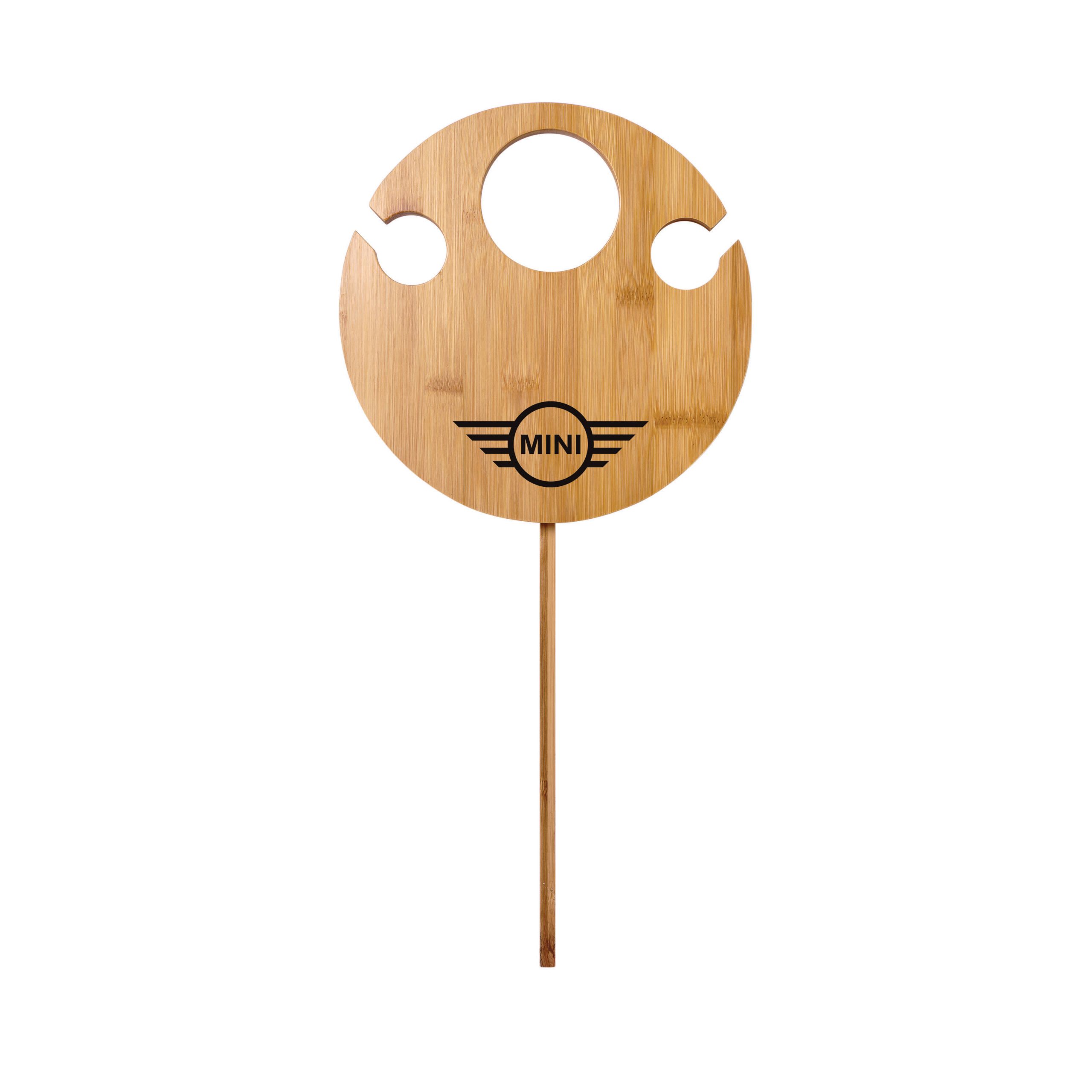 Bamboo Foldable Outdoor Wine Table - Image 4