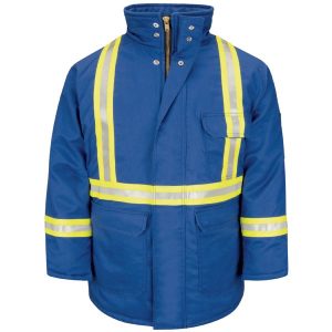 Men's Heavyweight Excel Fr® Comfortouch® Insulated Deluxe Parka With Reflective Trim