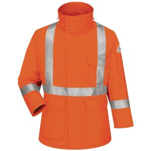 Men's Heavyweight Fr Insulated Deluxe Parka With Csa Compliant Reflective Trim