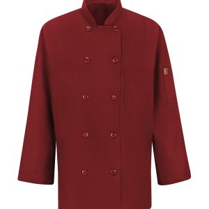 Red Kap® Chef Designs® Ladies' Chef Coat With Oilblok + Mimix™ 041x