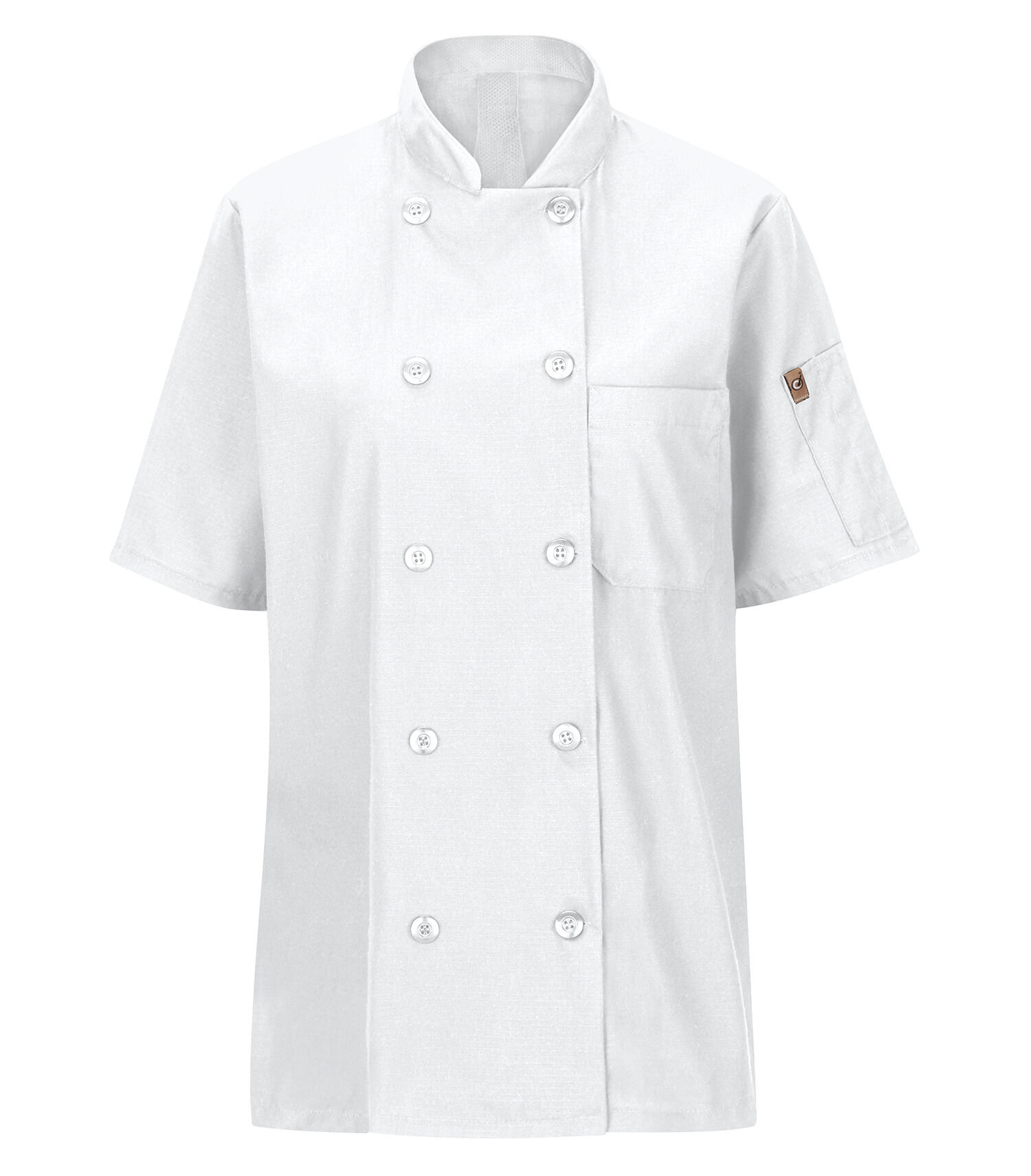 Red Kap® Chef Designs® Ladies' Short Sleeve Chef Coat With Oilblok + Mimix™ 045x - Image 5