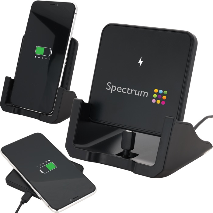 10W Wireless Charger Pad and Phone Stand - Image 2