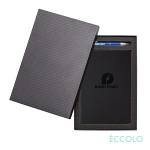 Eccolo® New Wave Journal/Clicker Pen Gift Set - (M)