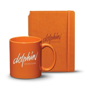 Eccolo® Tempo Journal/Malibu Mug Set