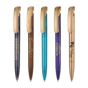 Ritter Clear Frozen Gold Pen