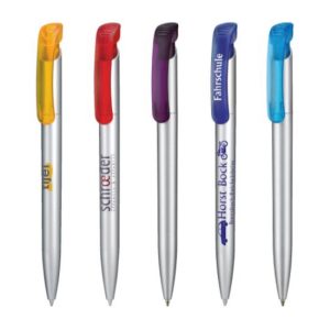 Ritter Clear Silver Frozen Pen