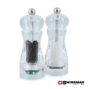 Swissmar® Alice You & Me Acrylic Mill Set - Salt and Pepper Mills