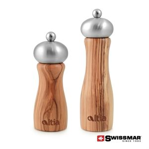 Swissmar® Belle Olive Wood Mill - Stainless Steel