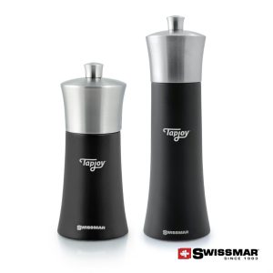 Swissmar® Torre Black Matte Wood Mill - Stainless Steel