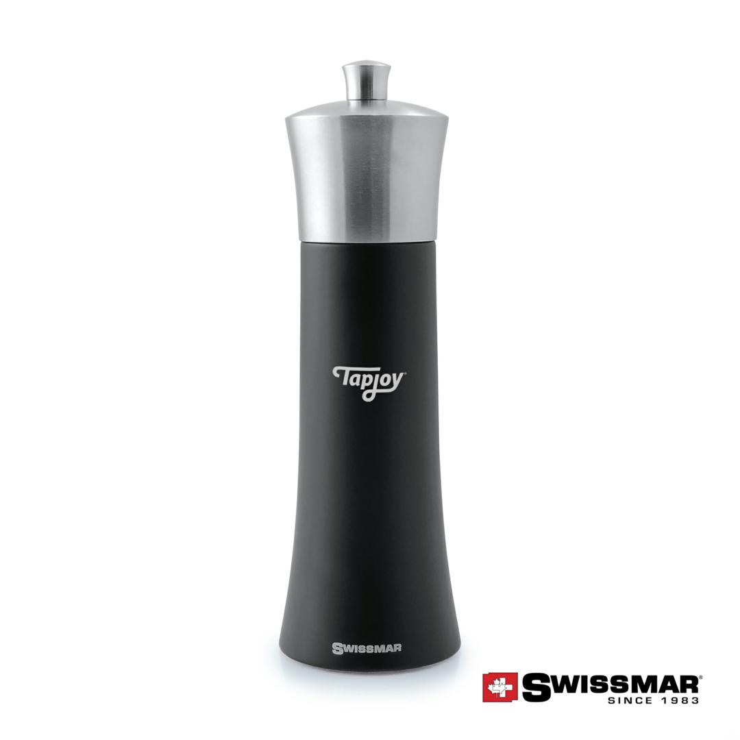 Swissmar® Torre Black Matte Wood Mill - Stainless Steel - Image 5